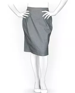 Купить Конструктор выкроек Выкройка: юбка со складками арт. ВКК-270-1-ЛК0005936 оптом в Казахстане