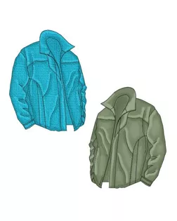 Выкройка: утепленная куртка с отлетной вставкой арт. ВКК-1997-1-ЛК0006105