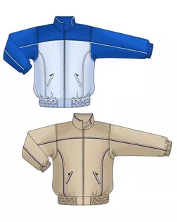 Купить Конструктор выкроек Выкройка: спортивная куртка с кокеткой арт. ВКК-823-1-ЛК0006121 оптом в Казахстане