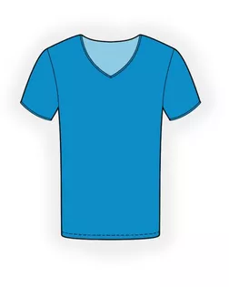 Выкройка: мужская футболка арт. ВКК-681-10-ЛК0006135