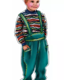 Выкройка: комбинезон арт. ВКК-506-1-ЛК0007009