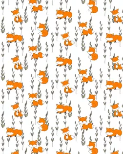 Муслин наб 135 ш. 100+-5 гр. 100% хлопок Лисички на белом рис.7579/3 арт. МЛН-172-1-Б00454.039 Муслин наб 135 ш. 100+-5 гр. 100% хлопок Лисички на белом рис.7579/3 арт. МЛН-172-1-Б00454.039