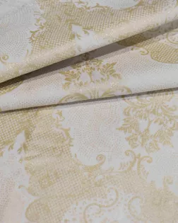 Тик 100% п/э 220 см (90) диз. Персидские мотивы Beige NEW (рисунок 14-112) (100) арт. ЛЮКС-123-15-ЛЮКС18187170.00015