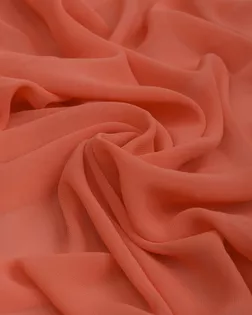 Купить Ткань для театральных костюмов цвет коралловый Шифон Мульти однотонный арт. ШО-37-51-1665.042 оптом в Набережных Челнах