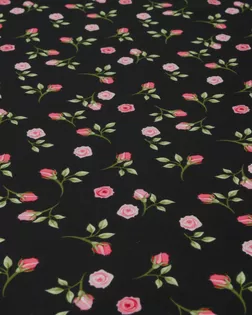 Купить Ткань для костюмов с узором розы Штапель принт арт. ПШТ-343-3-20157.038 оптом в Караганде