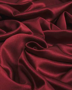 Купить Ткани для одежды бордового цвета Креп сатин арт. АКС-1-55-9265.032 оптом