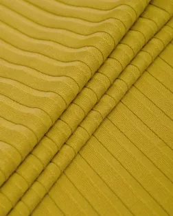 Купить Джерси для спортивной одежды цвет желтый Трикотаж SOFT RIB арт. ТР-4-21-20092.004 оптом в Караганде