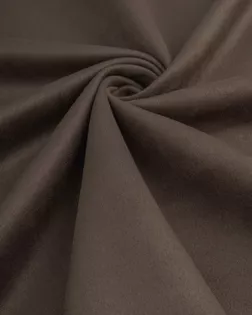 Купить Одежные ткани коричневого цвета 30 метров Замша на скубе арт. ЗАМ-23-6-10810.007 оптом в Алматы