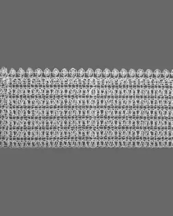 Кружево на органзе ш.9,5см (белый) арт. СЕТ-102-1-41159