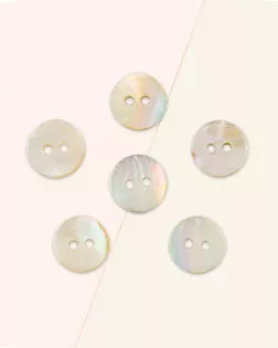 Пуговицы ракушка 16L д.1см (1000шт) арт. ПУДК-46-1-45223