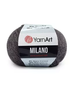Пряжа YarnArt 'Milano' 50гр 130м (8% альпака, 20% шерсть, 8% вискоза, 64% акрил) (869 фиолетовый) арт. ПРЖ-19-1-47014