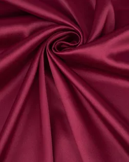 Купить Ткани для одежды бордового цвета "Русский" атлас стрейч матовый арт. АО-9-34-11086.018 оптом