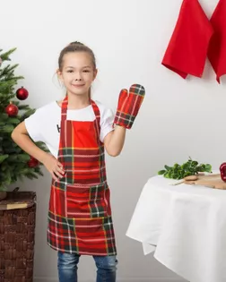 Фартук детский "Шотландка" арт. ГПК-218-1-ОТ00304.001 Фартук детский "Шотландка" арт. ГПК-218-1-ОТ00304.001