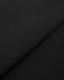 Купить Костюмные ткани черного цвета Ткань костюмная однотонная арт. К-13-1-21234.001 оптом в Череповце