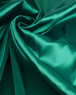 Купить Ткани для одежды зеленого цвета Атлас стрейч "Марио" арт. АО-8-45-5446.071 оптом