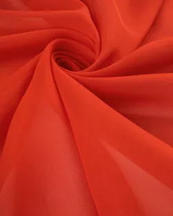 Купить Ткани для сарафанов цвет красный Шифон Мульти однотонный арт. ШО-37-79-1665.060 оптом в Набережных Челнах