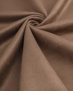 Купить Одежные ткани коричневого цвета 30 метров Замша на скубе арт. ЗАМ-23-7-10810.003 оптом в Алматы