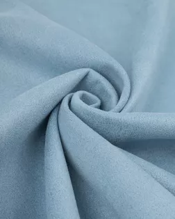 Купить Ткани для офисных юбок цвет голубой Замша на скубе арт. ЗАМ-23-28-10810.025 оптом в Алматы