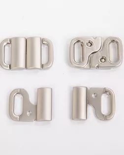 Застежка металл д/купальника ш.1см (10шт) арт. ЗАС-49-1-48622