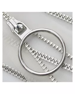 Молния металлическая разъемная 3Т, 55см, зубцы никель, шлифованная, цвет прозрачный арт. ММК-480-1-48504 Молния металлическая разъемная 3Т, 55см, зубцы никель, шлифованная, цвет прозрачный арт. ММК-480-1-48504