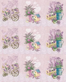 Лавандовый прованс (Рогожка полотенечная) арт. РЖК-396-1-0896.084