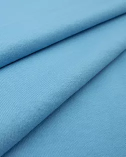 Купить Ткани для офисных юбок цвет голубой Футер 3-х нитка диагональ арт. ТФ-17-23-20637.038 оптом в Алматы