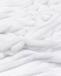 Купить Ткани для дома белого цвета Плюш Полоска (Королевский плюш) арт. ТПП-2-1-ОТ00115.001 оптом