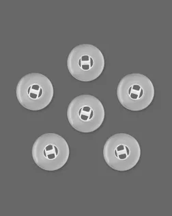 Пуговицы 16L д.1см (72шт) прозрачный col.Clear арт. ПУБР-431-26-18108.026