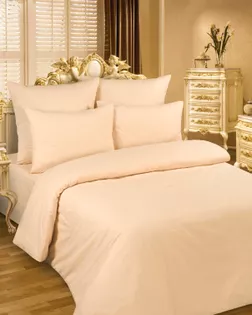 Поплин гладкокрашенный ЛЮКС, шир. 220 см,  пл 115+-2. 100% хл. рис 70023 Бежевый АК арт. ПГЛ-135-2-Б00530.002