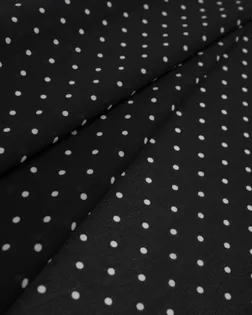 Купить Ткань для топов цвет черно-белый Креп-шифон "Монако" арт. КШ-10-4-20411.024 оптом в Алматы