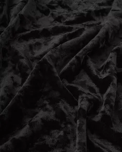 Купить Ткани для одежды черного цвета Бархат мраморный арт. Б-11-1-14803.015 оптом в Череповце
