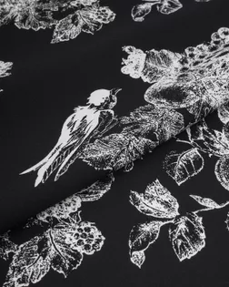 Купить Ткань для платьев с узором птицы Штапель принт арт. ПШТ-1028-1-21111.076 оптом в Набережных Челнах