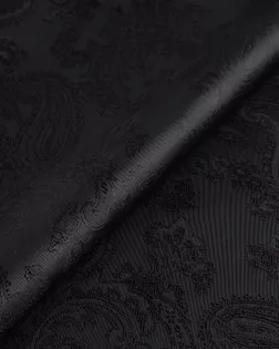 Купить Подкладочные ткани черного цвета Поливискоза жаккард D-9 арт. ПД-92-10-3861.093 оптом в Череповце