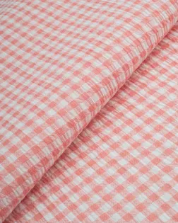 Купить Ткань рубашечные оттенок розовый Рубашечная крэш клетка 0,4см арт. РБ-361-2-22776.002 оптом в Караганде