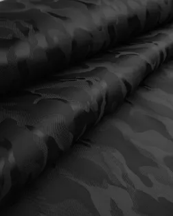 Купить Подкладочные ткани черного цвета Подкладочная жаккард поливискоза Камуфляж арт. ПД-424-1-3861.055 оптом в Череповце