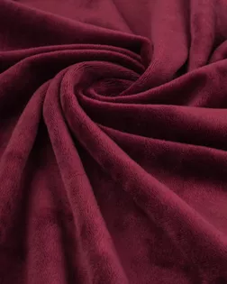 Купить Ткани для одежды бордового цвета Велюр стрейч "Марсия" 405гр арт. ВЕЛ-12-69-14802.068 оптом
