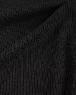 Купить Джерси для одежды черного цвета Трикотаж лапша "Мей Мей" арт. ТРО-74-1-23031.001 оптом в Череповце