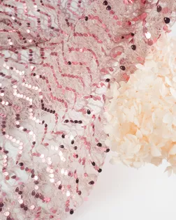 Кружевное полотно с пайеткой арт. ПАЙ-19-4-20736.004 Кружевное полотно с пайеткой арт. ПАЙ-19-4-20736.004