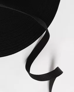 Лента-стропа черный 25мм полипропилен, 100м арт. ПРС-5153-1-ПРС00-00001885