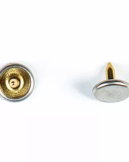 Кнопка клямерная 12мм цветной металл арт. ПРС-1189-2-ПРС0030507