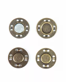 Кнопка магнитная пришивная 20мм металл арт. ПРС-1340-3-ПРС0031409