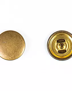 Кнопка альфа, омега 22мм цветной металл арт. ПРС-1345-1-ПРС0031418