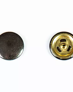 Кнопка альфа, омега 22мм цветной металл арт. ПРС-1345-2-ПРС0031419