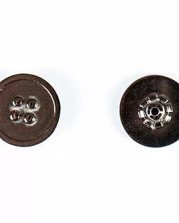 Кнопка альфа, омега 22мм цветной металл арт. ПРС-1363-2-ПРС0031476