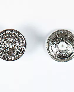 Пуговица джинсовая на фиксированной ножке 17мм цветной металл арт. ПРС-1382-1-ПРС0031553