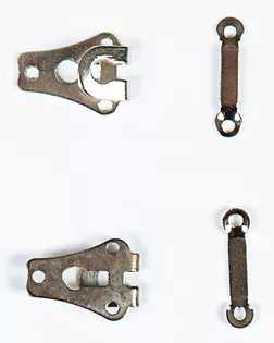 Крючок брючный пришивной 10мм металл арт. ПРС-1386-1-ПРС0031583