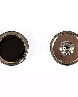 Кнопка альфа, омега 25мм цветной металл/эмаль арт. ПРС-1441-1-ПРС0031757