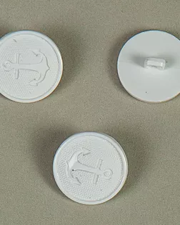 Пуговица на ножке белый 21мм нейлон арт. ПРС-1503-1-ПРС0031843 Пуговица на ножке белый 21мм нейлон арт. ПРС-1503-1-ПРС0031843