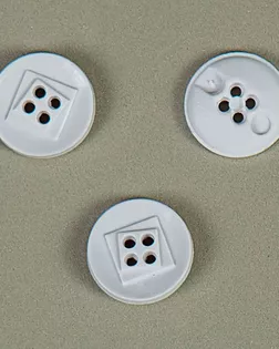 Пуговица 4 прокола белый 15мм нейлон арт. ПРС-1508-1-ПРС0031848 Пуговица 4 прокола белый 15мм нейлон арт. ПРС-1508-1-ПРС0031848