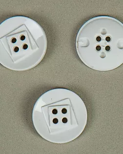 Пуговица 4 прокола белый 18мм нейлон арт. ПРС-1509-1-ПРС0031849 Пуговица 4 прокола белый 18мм нейлон арт. ПРС-1509-1-ПРС0031849